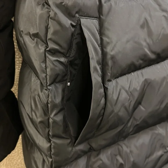 🔥🔥🔥ADD Black Puffer Hooded Down Jacket Coat Size 2 - Picture 10 of 13